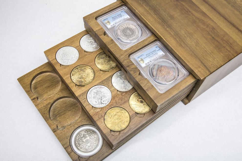 公博.古币银元花钱收纳箱收藏盒【图片 价格 品牌 报价】-京东