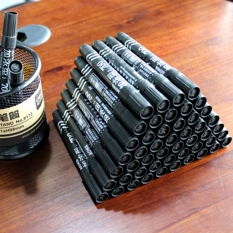 油性不可擦记号笔大头笔