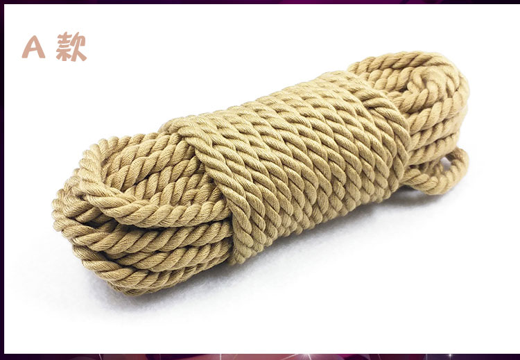 带绳艺教程可油浸棉麻绳捆绑绳束缚绳sm情趣用品私密刺激夫妻激情另类