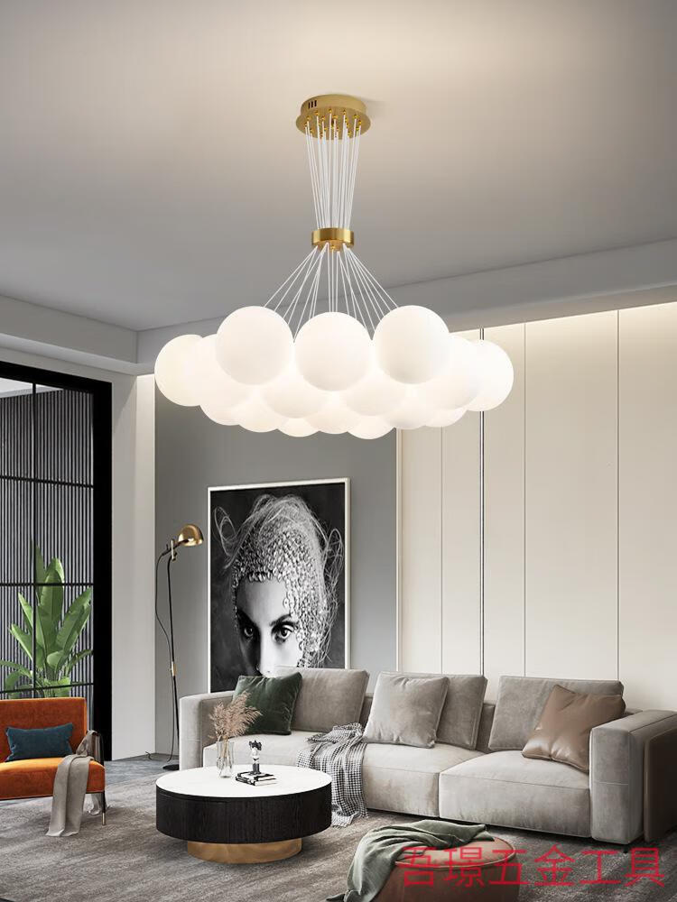 opudg品质北欧现代个性创意网红月球客厅吊灯餐厅卧室简约设计师流浪