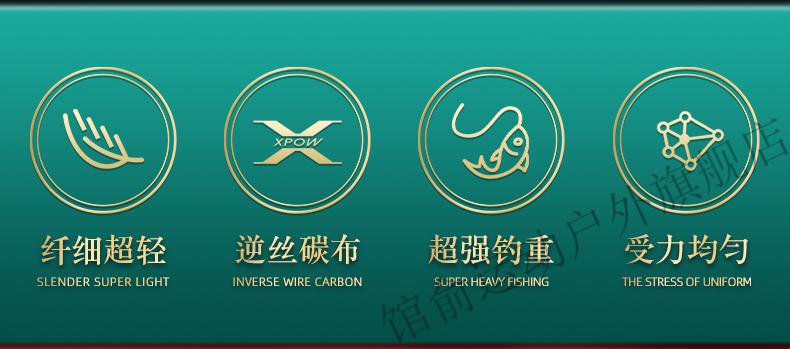 美人鱼鱼竿十大老鬼劲战鲤超短节鱼竿同款高碳手竿超硬超轻超短便携