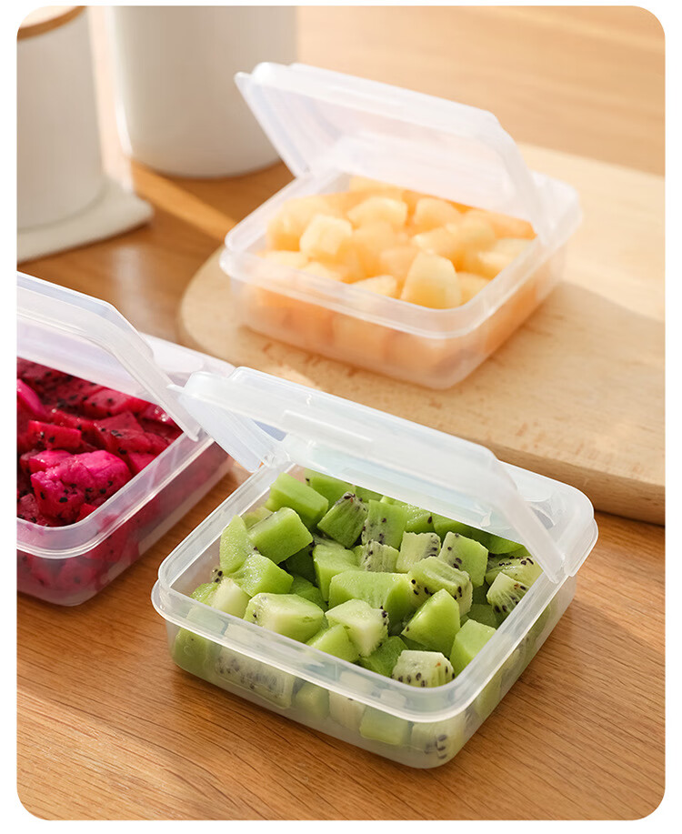 黄油盒日式进口芝士片收纳盒冰箱专用葱姜蒜水果保鲜盒黄油分装盒食品