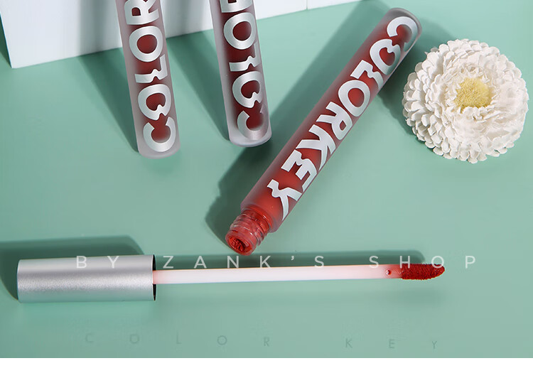 珂拉琪colorkey空气唇釉丝绒哑光clolorkey小黑镜面口红colourkeyp701