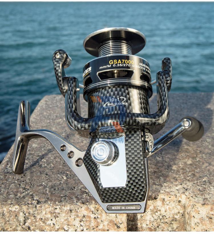 禧玛诺塞纳纺车轮纺车轮全金属无间隙渔轮海竿轮矶钓鱼线轮远投轮路亚