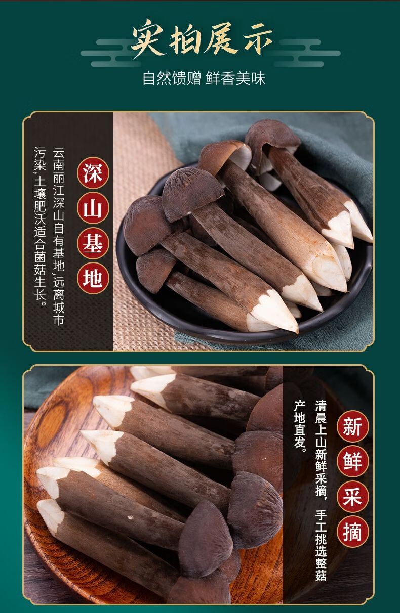 顺丰发货【普通品质】 新鲜现采黑皮鸡枞菌3斤【图片 价格 品牌 报价