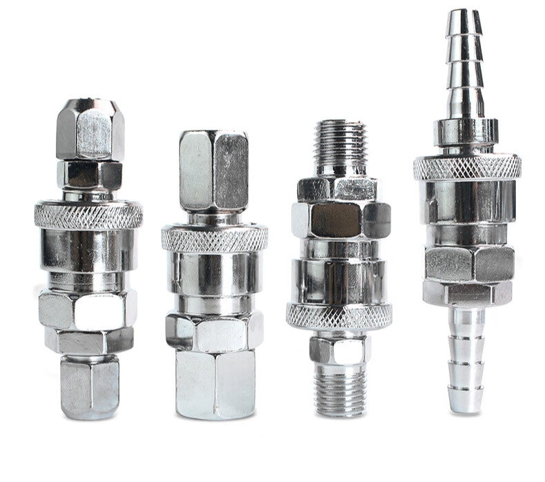 c式气动快速接头气钉枪氧气管气泵配件工具快插气管sppp公母快插普通