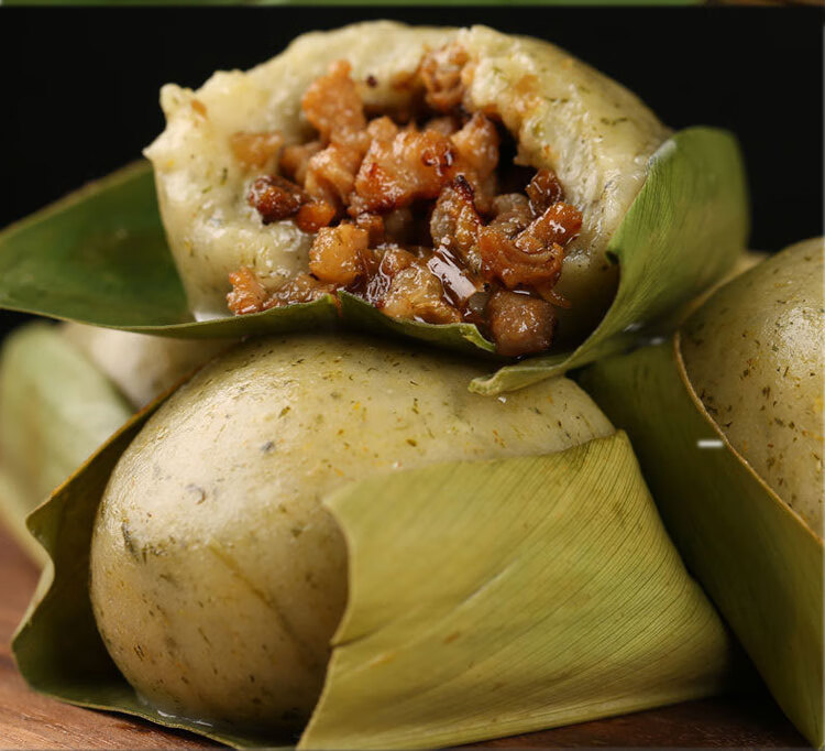 四川特产叶儿粑宜宾猪儿粑清明草猪儿粑手工制作鸭儿粑早餐粑粑清明草