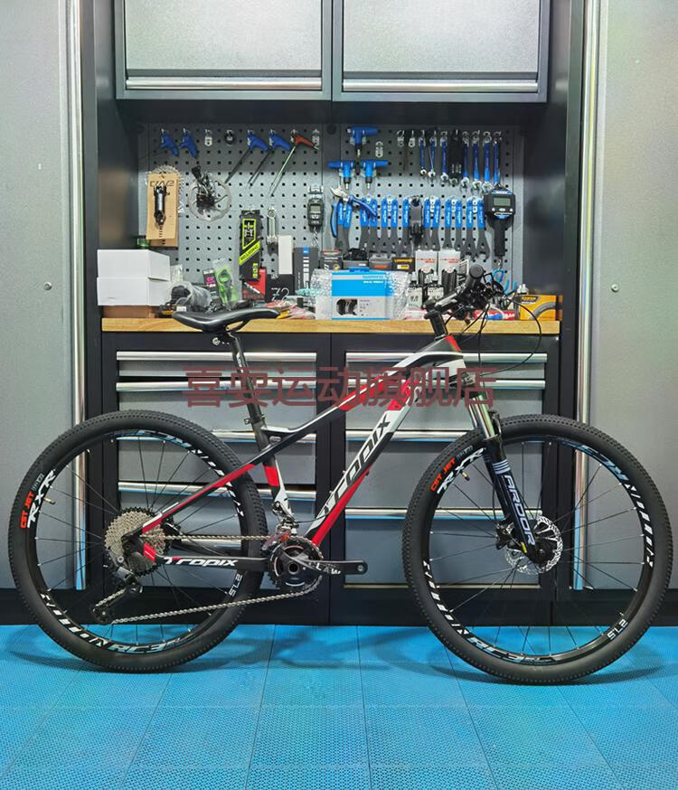 新凯路仕烈风马丁山地自行车碳纤维成人米格t 3 碳纤维山地车自行车