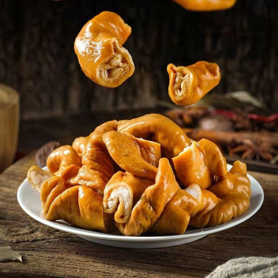 新鲜熟食肥肠卤味猪大肠花肠猪肉特产脆肠免洗即食去油真空 35%选择10