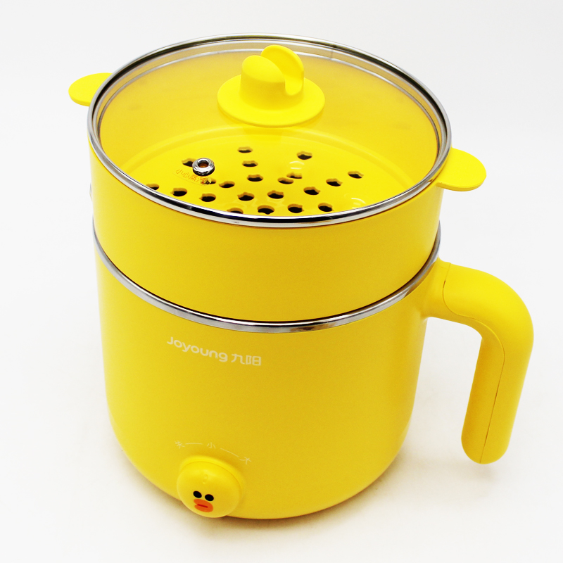 九阳火锅养生多功能养生锅电煮锅煮面学生宿舍蒸煮迷你小火锅k12d603
