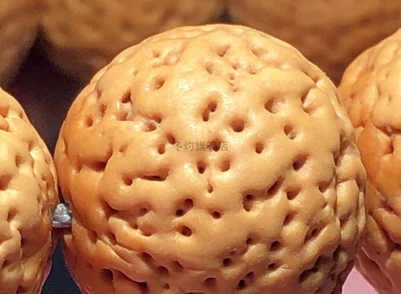 冬灼佛螺菩提手串手链佛珠满肉佛罗原籽生日礼物佛螺17mm