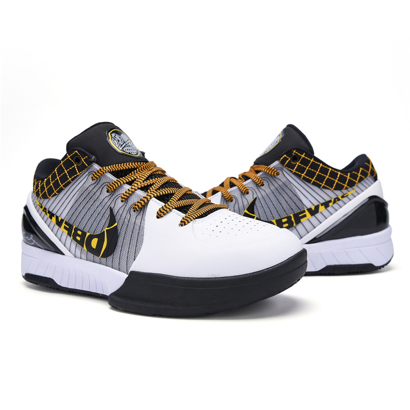 科·比4篮球鞋白金黑曼巴季后赛5战靴11全实战男球鞋子nike 科比4及时