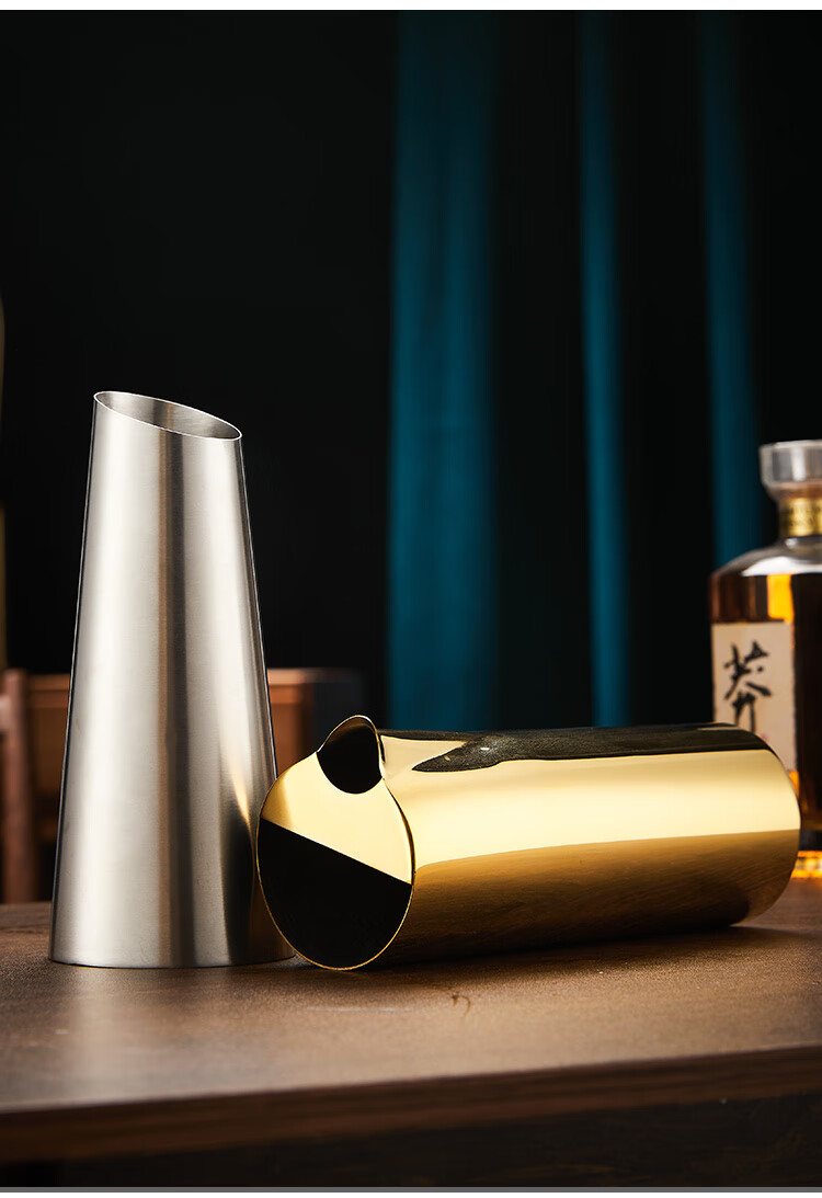 白酒醒酒器适用酒吧ktv不锈钢分酒器个性红酒白酒醒酒器扎壶调酒壶
