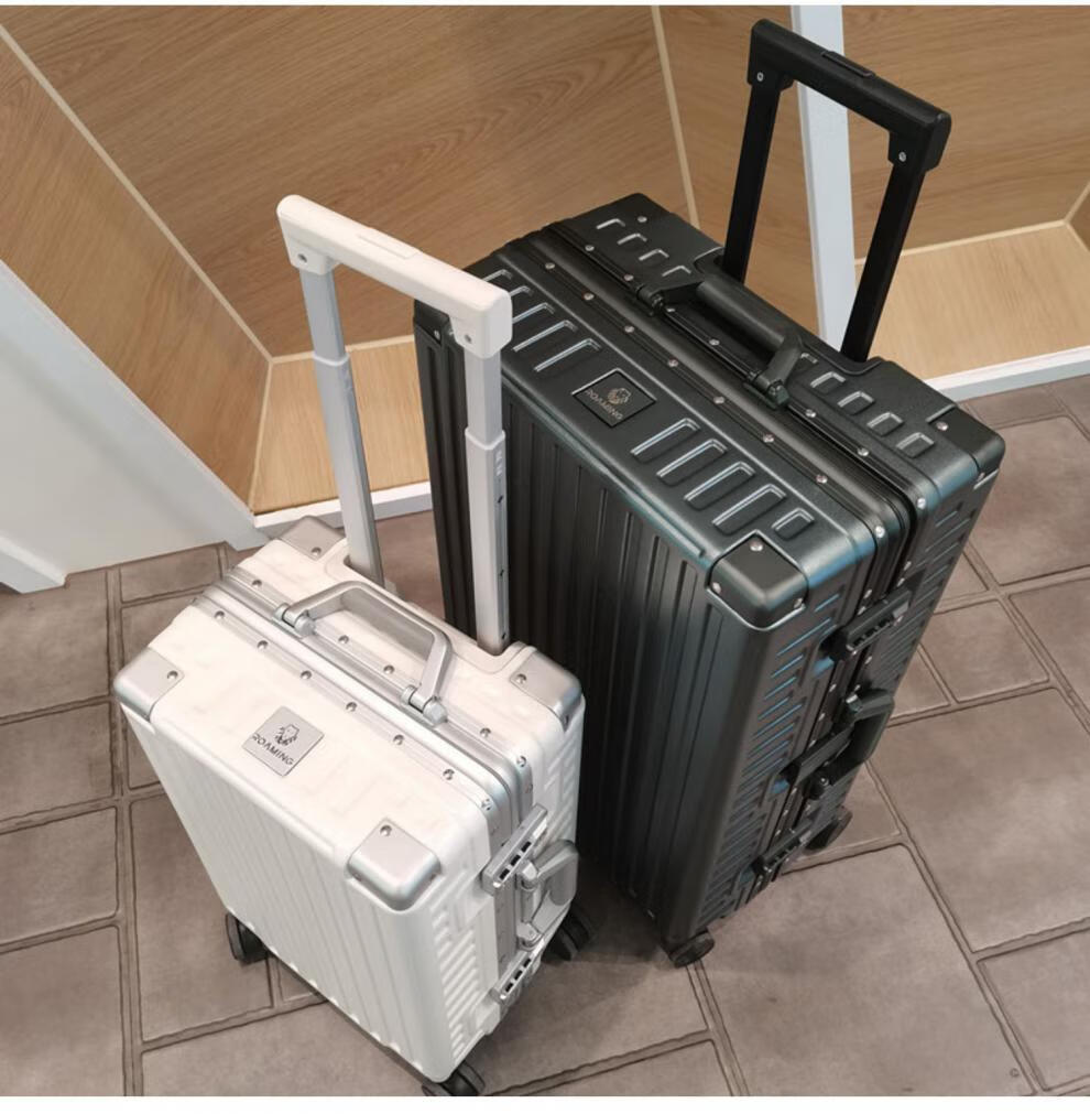 日版漫游铝框行李箱万向轮拉杆箱20旅行箱密码登机箱子24寸26男女结实