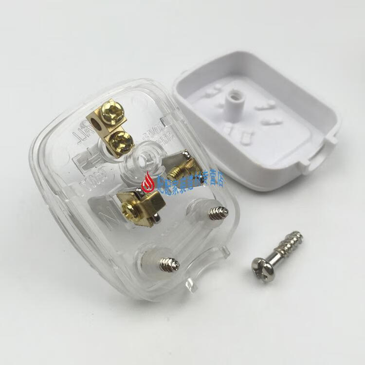 美标电源插头插座 美标可拆电源接线插头 纯铜品质美式插头 黑色款200