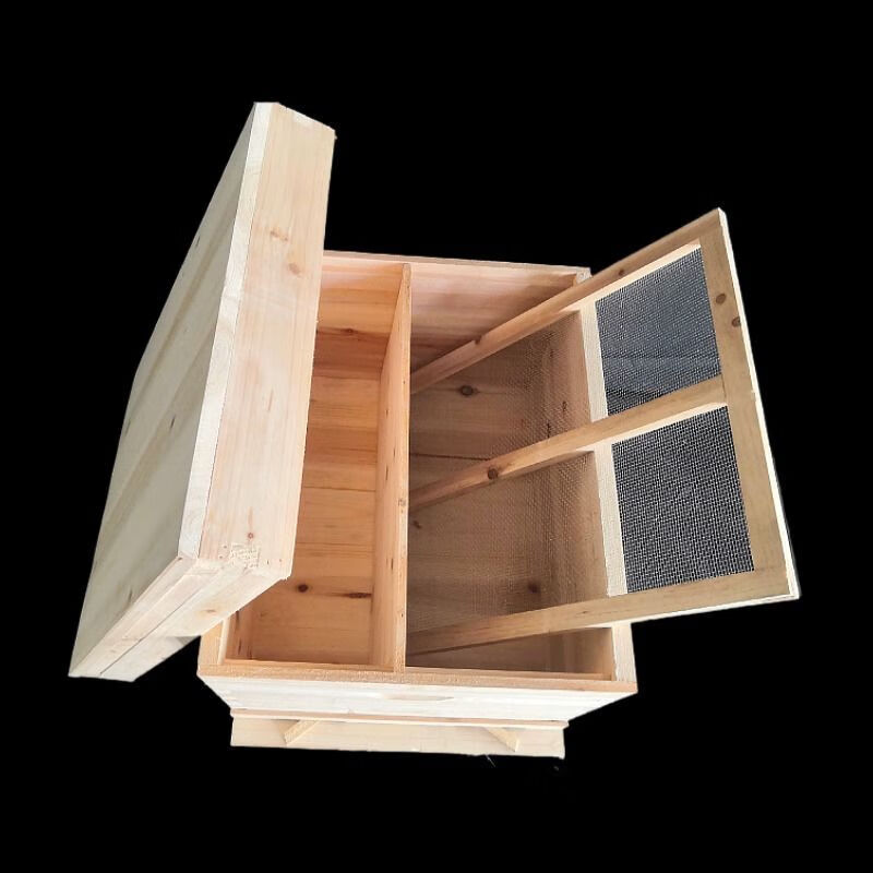 中蜂蜂箱煮蜡蜂箱全套杉木十框煮蜡诱蜂桶土蜂箱养蜂工具蜜蜂箱