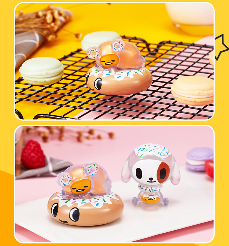懒蛋蛋公仔 tokidoki x gudetama 懒蛋蛋联名款盲盒独角兽潮玩二次元
