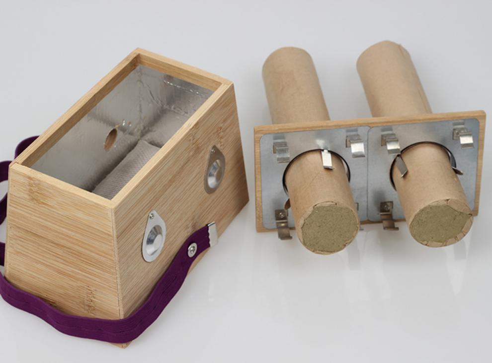 竹制大孔艾灸盒342雷火灸加粗艾条用家用随身灸器具单双孔42cm竹制