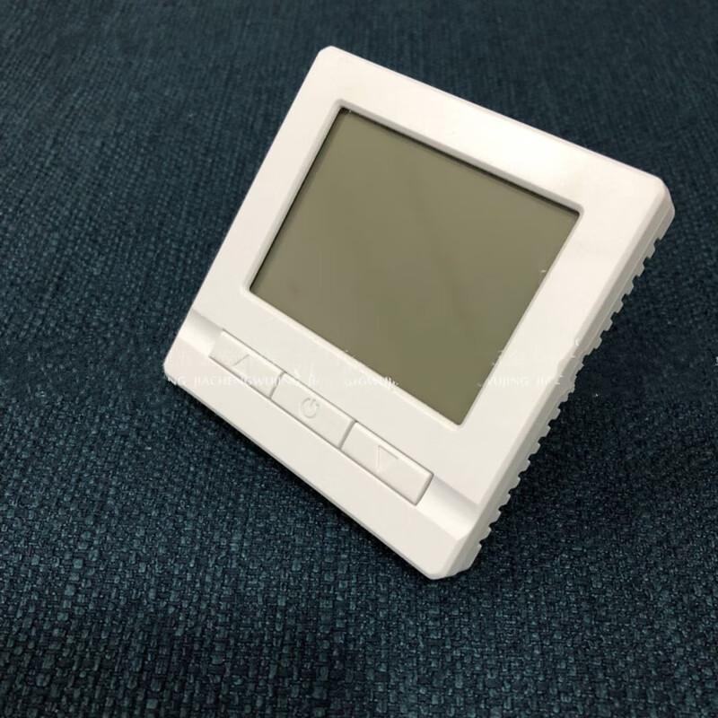 白色电地暖电热膜采缓水暖液晶温控开关碳纤维发热线温度控器制8220v