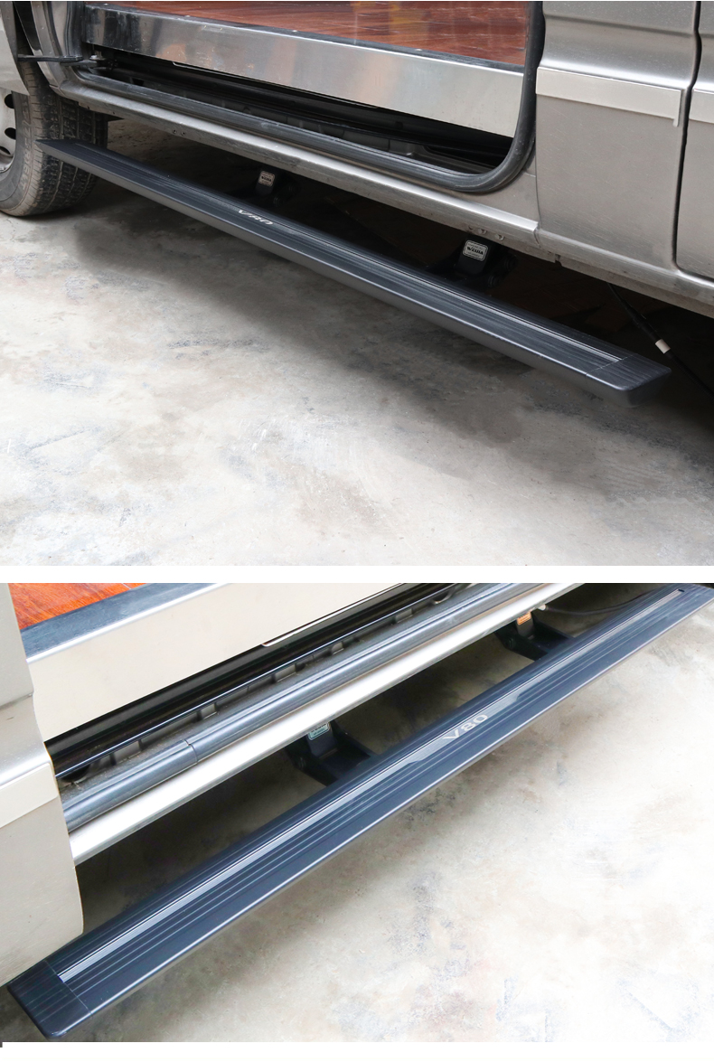 【改装】大通v80 v90改装电动侧踏板上汽大通v80专用迎宾折叠侧翻加长