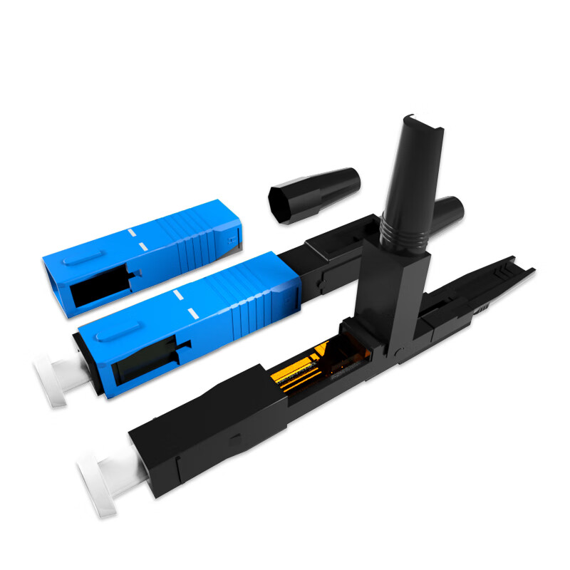 器皮线光缆接口连接器50个装100个装sc光纤接头连接sc冷接子100个装