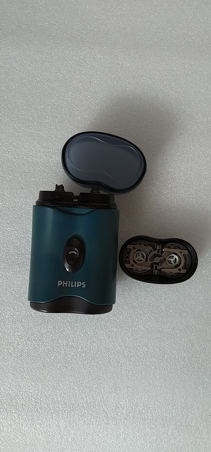 飞利浦剃须刀hq30老款干电池旅行便携式刮胡刀双层刀片刀网配件全新
