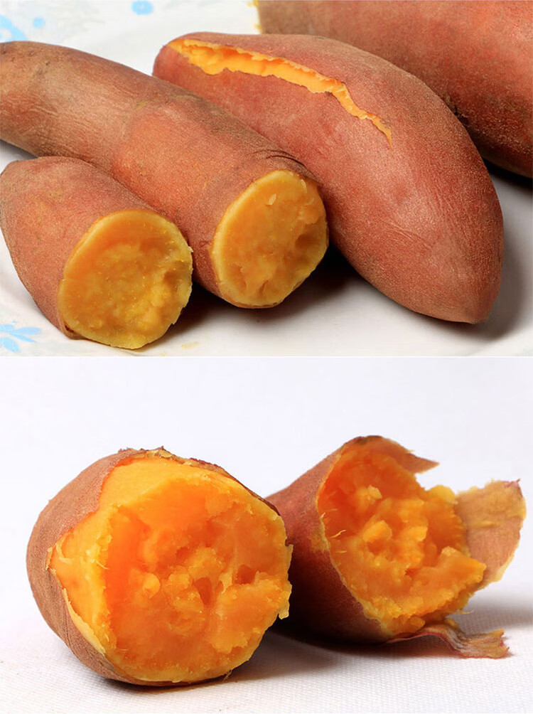 黄心红薯新鲜番薯黄壤地瓜山芋甘薯密云农家自种薯5斤