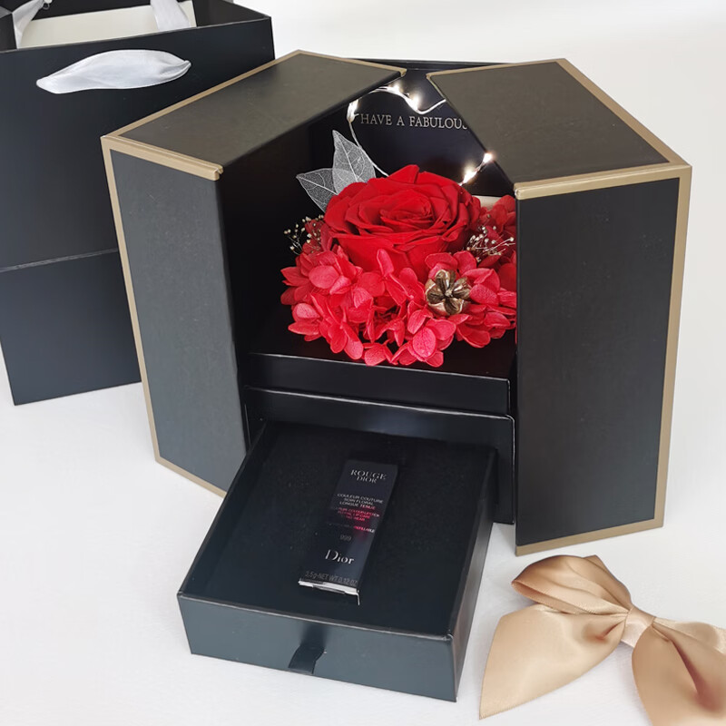 520告白礼物dior迪奥口红999哑光滋润720丝绒888礼盒套装送朋友840