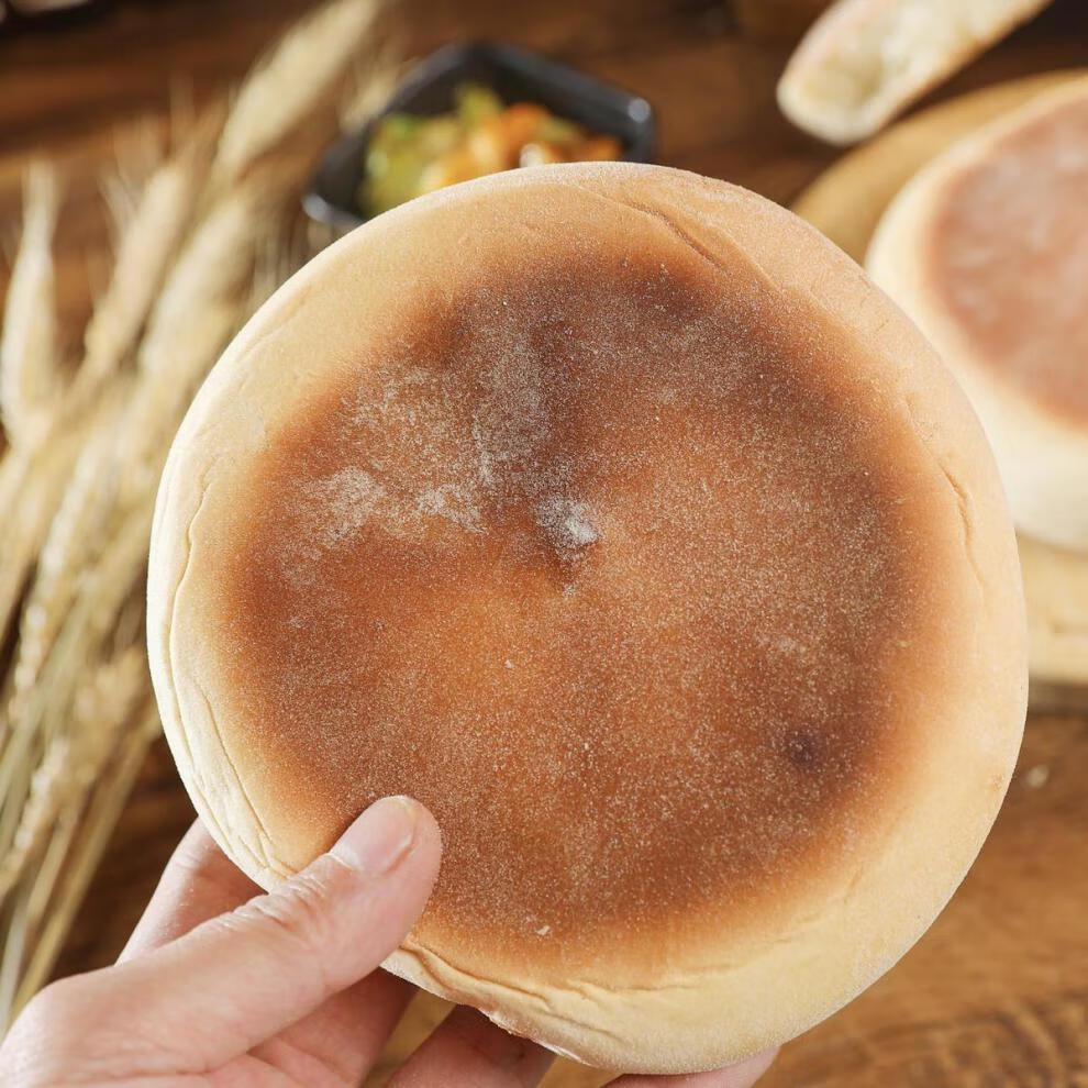 东北特产老式大火烧发面饼红糖馅豆沙馅传统手工糕点火勺10个红糖馅