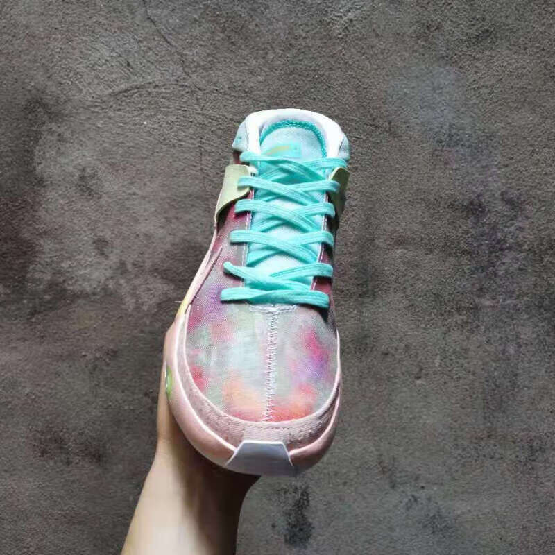 新款杜兰特13代气垫篮球之星实战篮球鞋kd13断码耐磨篮球鞋 黑红 39