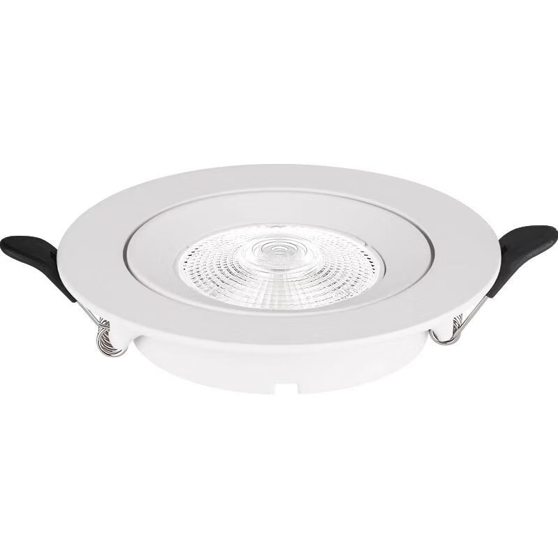 超薄射灯欧司朗芯片led天花灯嵌入式吸顶灯聚光孔灯7公分 3瓦白色55开