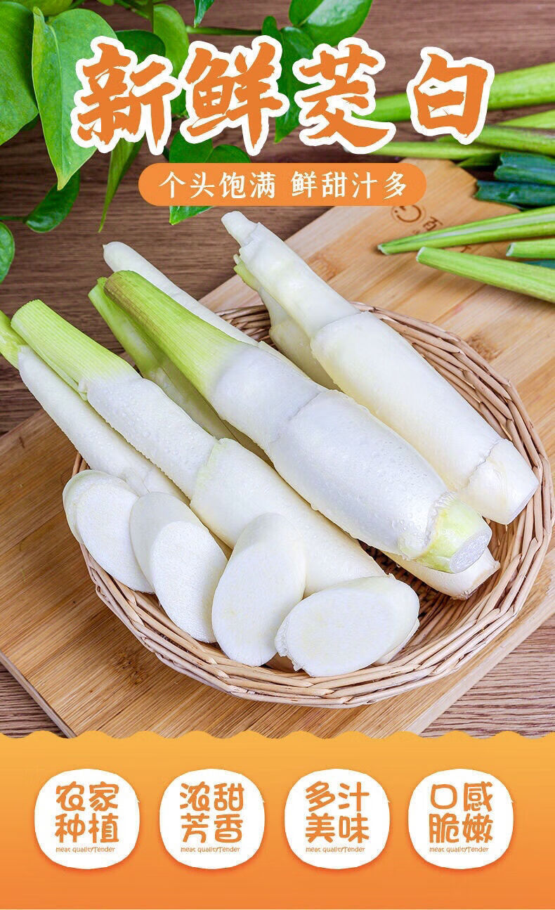 农家高山茭白茭笋水笋时令蔬菜茭笋高笋 一斤带壳发货500克体验装