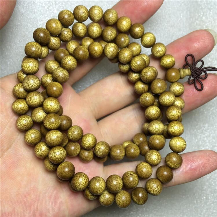 芝林阁 正宗金丝楠木手串2.