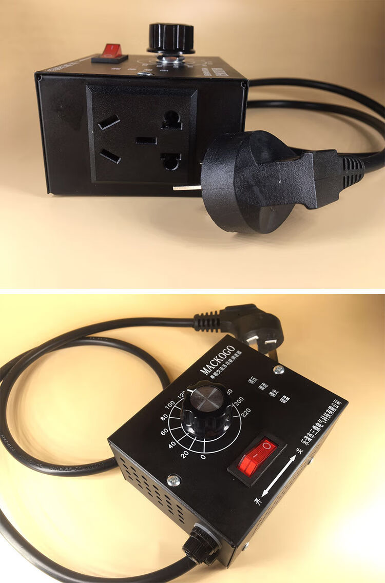 220v鼓风机调速器排风扇吊扇角磨机电子调压调温开关交流无极变速调节