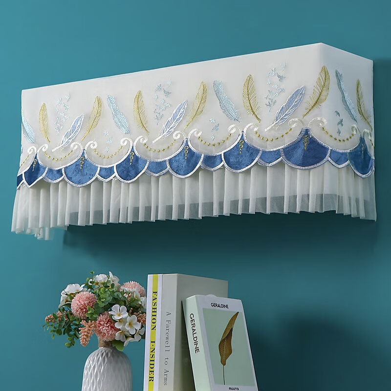 空调罩挂机开机不取防尘罩全包空调罩15p卧室挂式空调套小鹿蓝开机不