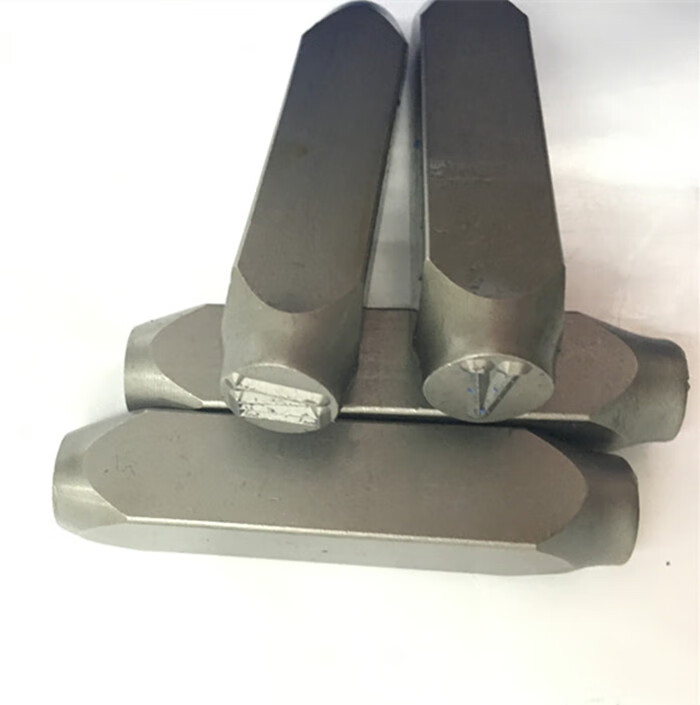 首饰钢板钢字模罗马数字号码五角星大写汉字手敲定制钢印符号錾子 2mm