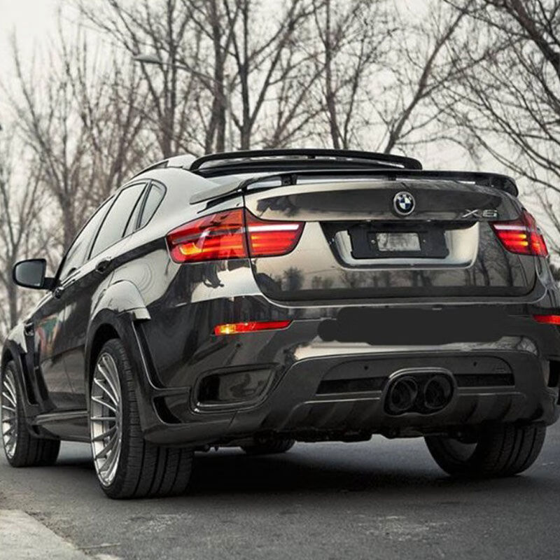 08-14宝马x6尾翼新宝马x6改装专用于专用打孔安装定风翼 x6顶翼