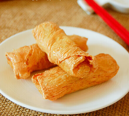 福建漳州石码五香皮加长五香卷五香肉卷豆皮鸡卷皮豆腐皮100g漳州五香