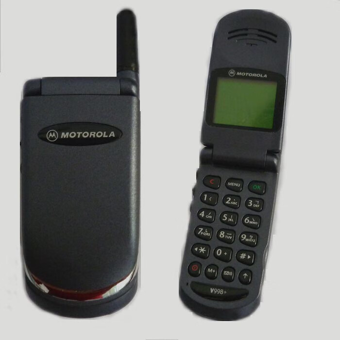 motoroa摩托罗拉v998翻盖怀旧收藏老款经典移动大哥大手机黑色移动版