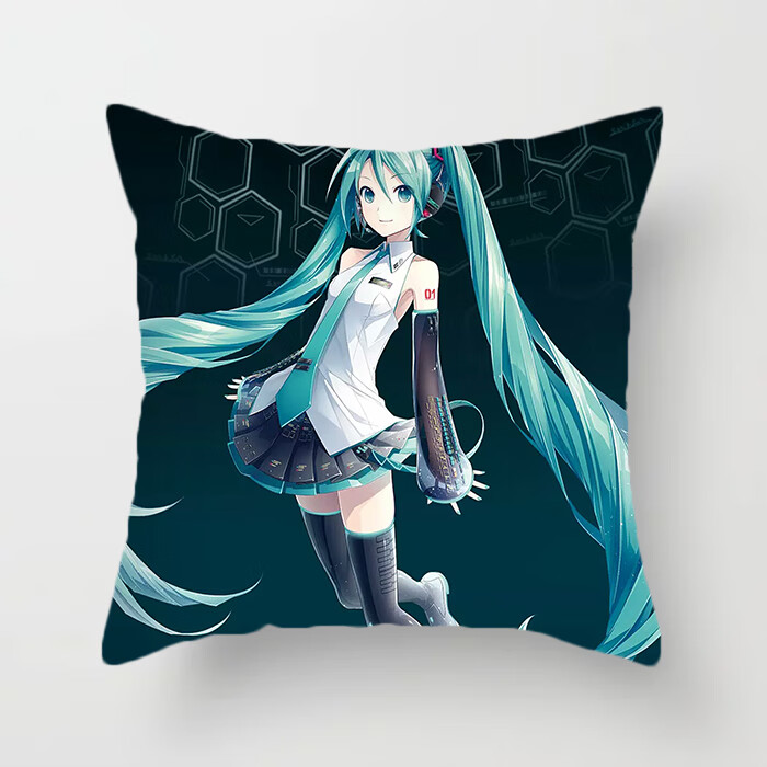 初音未来39感谢日沙发床上汽车抱枕 来图定制多款式可选动漫周边 j