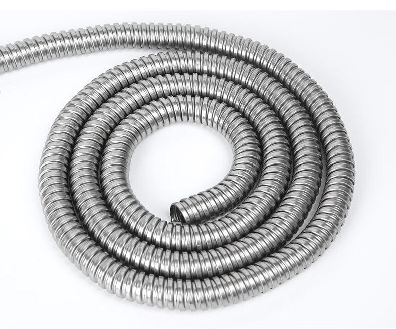 304不锈钢穿线软管电线缆监控套管波纹防鼠金属护线管包塑蛇皮管201