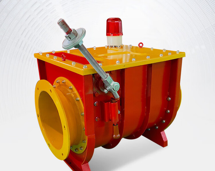 单向隔爆阀自锁式除尘管道单向隔爆阀防爆阀杰安盾木业粉尘隔爆阀100