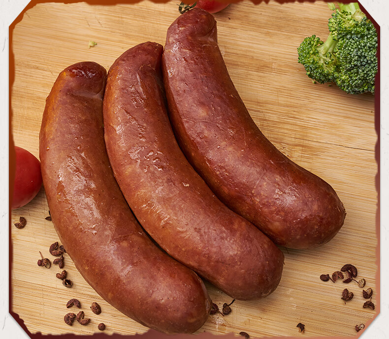 老鼎丰哈尔滨红肠东北特产猪肉肠香肠零食熟食精致红肠110g袋