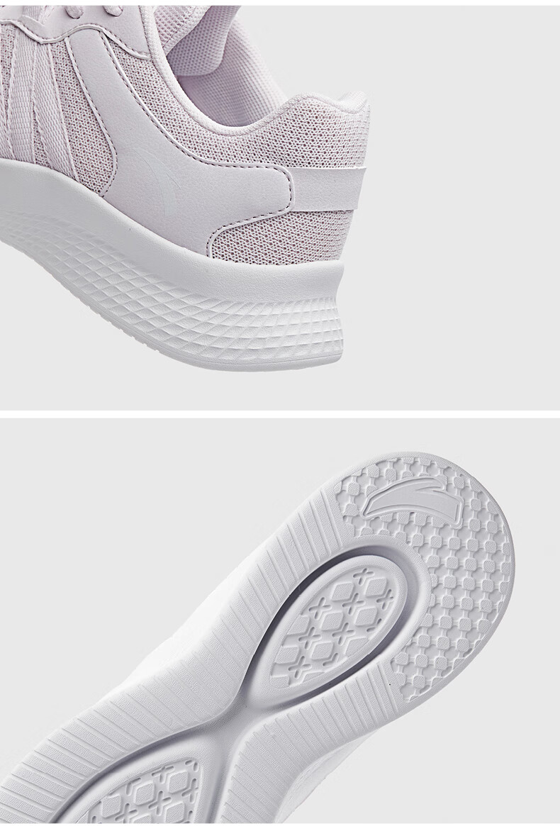 2020夏季新款网面透气跑鞋学生 女士鞋子女品牌潮流休闲鞋网鞋 藕灰-3