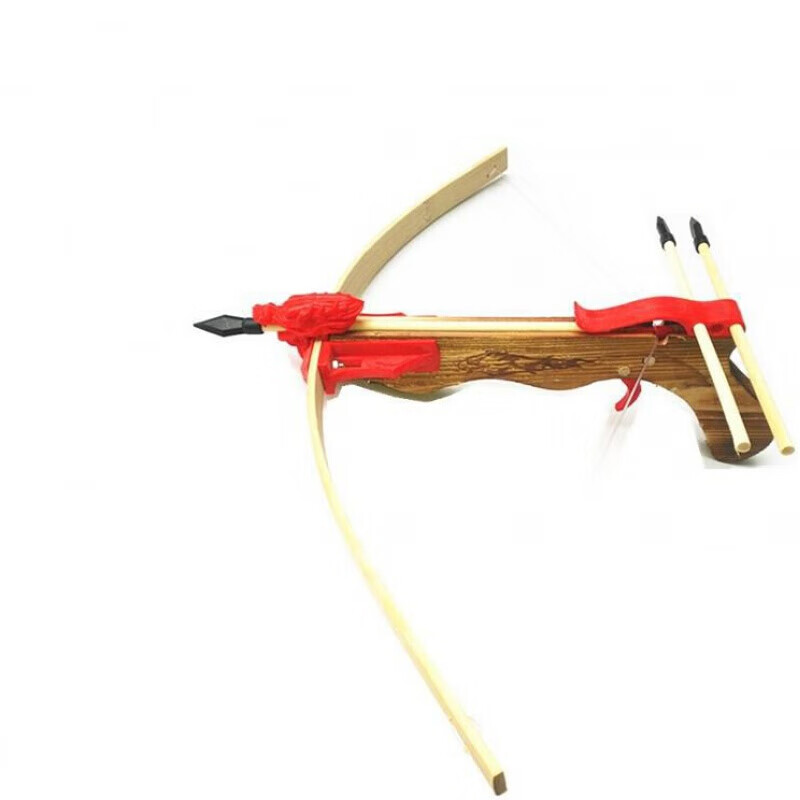 弓射击木制射击小型木制玩具竹木弓箭无伤害款带10支箭e