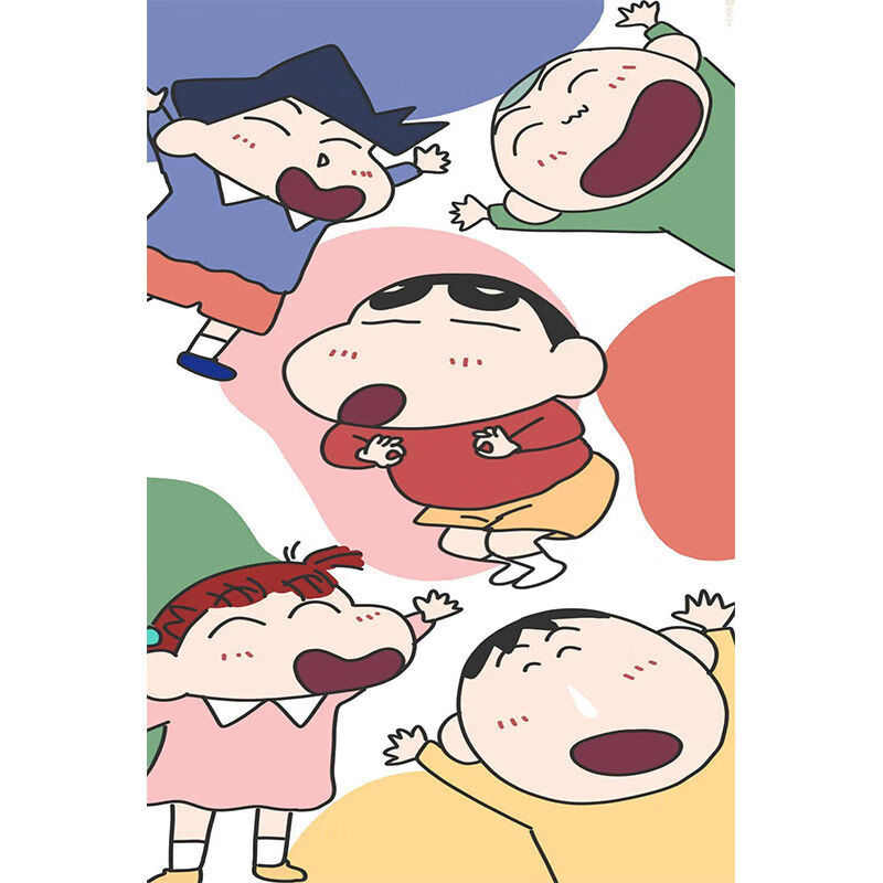 蜡笔小新二次元diy解压木质拼图卡通动漫1000片成人儿童拼图玩具可