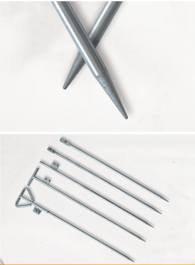 丁字接地针电力接地桩一字接地极接地棒热镀锌发电机接地线避雷针一字