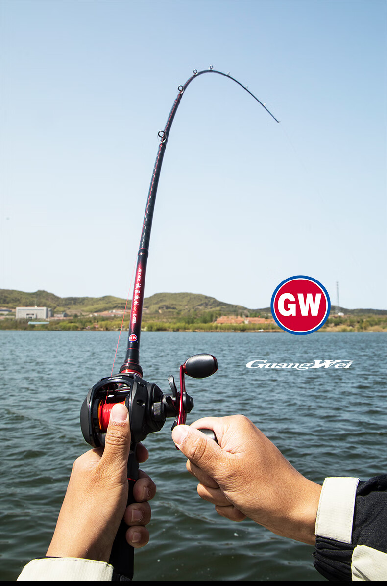gw光威鱼杆波匠攻h调路亚竿枪柄超硬打黑路亚杆套装钓鱼竿抛投远投型