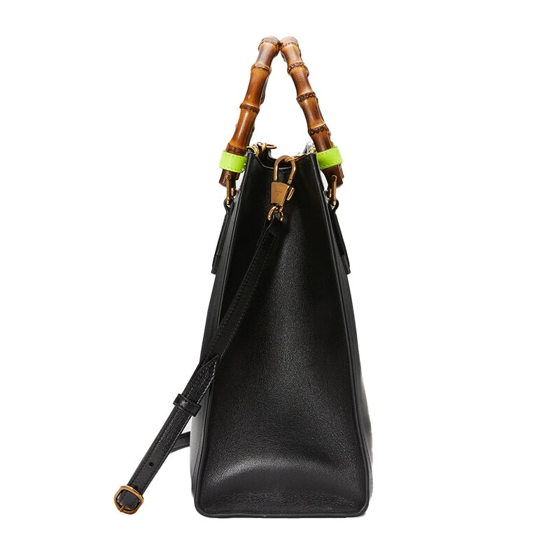 gucci古驰女包21年夏季新款diana竹节中号托特包单肩斜挎手提包 17qdt