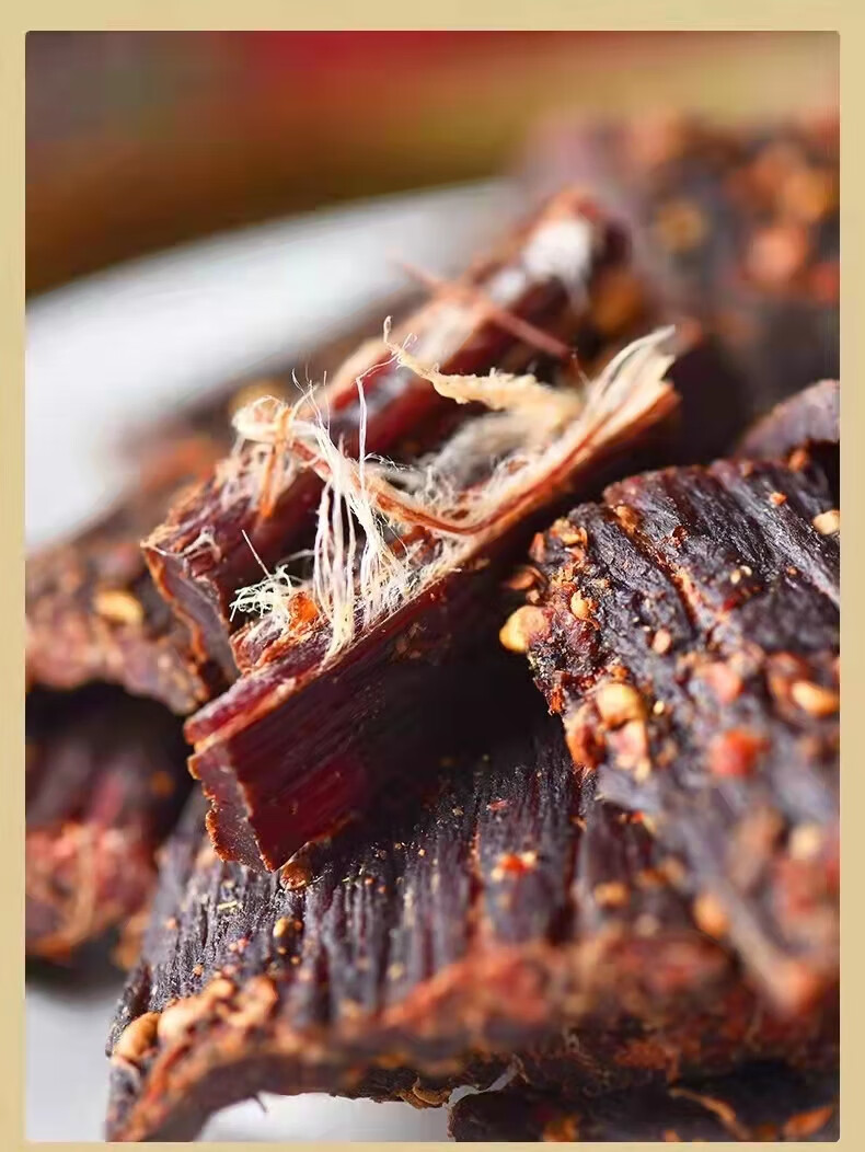 风干牛肉干四川阿坝特产500g袋装内蒙古手撕牦牛肉麻辣零食耗麻辣味迭